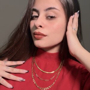 MIX DE COLARES – AÇO DOURADO (3 EM 1)