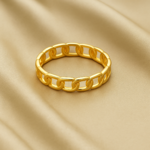 BRACELETE DE CORRENTE MINIMALISTA  - BANHO EM 18K