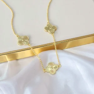 CHOKER DE FLORES DOURADAS
